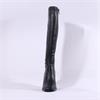 Pedro Anton Glasgow Knee High Heel Boot - Black Stretch